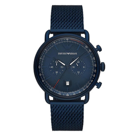 Blue stainless steel Aviator Chronograph Men's Watch | AR11289