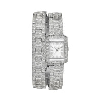 Petite Emery Silver-Tone Double Wrap Watch | Mk4836